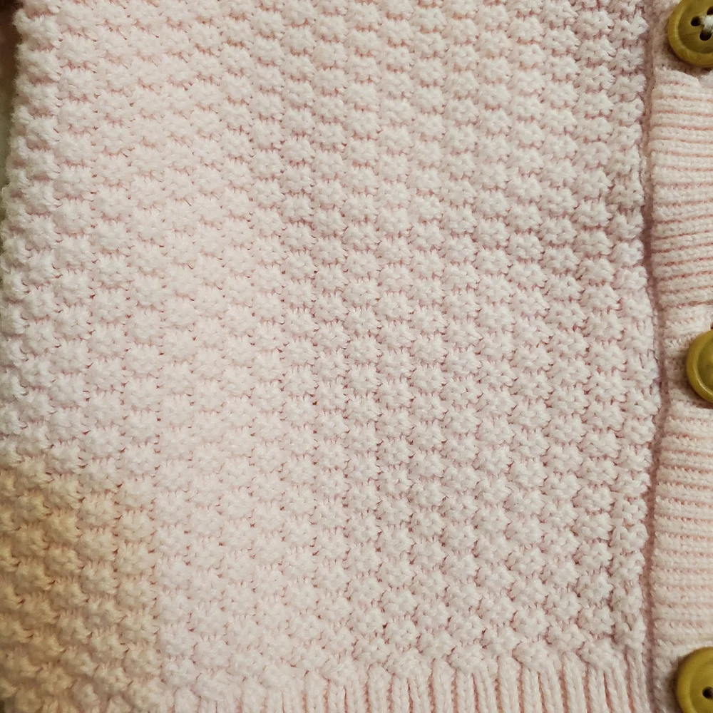 (4/$15) Cloud Island 6-9 month pink sweater - Picture 5 of 5